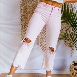 Pinky Promise Distressed Jeans